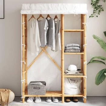 vidaXL Kleiderschrank 110x45x170 cm Bambus (368043)