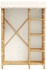 vidaXL Kleiderschrank 110x45x170 cm Bambus (368043)