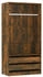 vidaXL Kleiderschrank Räuchereiche 100x50x200 cm Holzwerkstoff (815345)