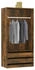 vidaXL Kleiderschrank Räuchereiche 100x50x200 cm Holzwerkstoff (815345)