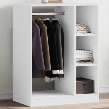 vidaXL Kleiderschrank Wei&szlig; 77x48x102 cm Holzwerkstoff (840807)