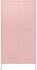 vidaXL Kleiderschrank Rosa 90x50x180 cm Stahl (336247)