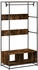 vidaXL Kleiderständer Räuchereiche 90x50x180 cm Holzwerkstoff (849296)