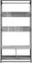 vidaXL Kleiderständer Grau Sonoma 90x50x180 cm Holzwerkstoff (849297)