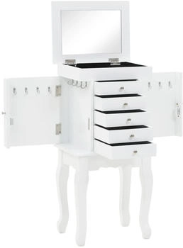 vidaXL Schmuckschrank Weiß (246960)