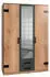 Wimex Liverpool Kleiderschrank 3-türig mit Spiegel und 2 Schubladen, Plankeneiche/Graphitfarben, Industrial Design (26948347)