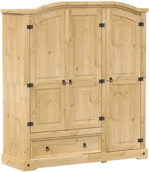 vidaXL Kleiderschrank Corona 151,5x52x170 cm Massivholz Kiefer (4005663)