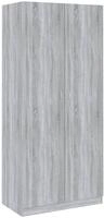vidaXL Kleiderschrank Grau Sonoma 90x52x200 cm Holzwerkstoff