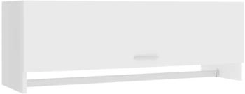 vidaXL Kleiderschrank Weiß 100x32,5x35 cm Holzwerkstoff (808233)