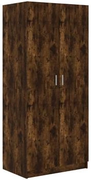 vidaXL Kleiderschrank Räuchereiche 80x52x180 cm Holzwerkstoff (815351)