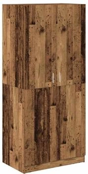 vidaXL Kleiderschrank Altholz-Optik 80x52x180 cm Holzwerkstoff (855882)