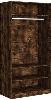 vidaXL Kleiderschrank Räuchereiche 100x50x200 cm Holzwerkstoff (826614)