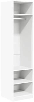 vidaXL Kleiderschrank Weiß 50x50x200 cm Holzwerkstoff (800234)