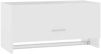 vidaXL Kleiderschrank Weiß 70x32,5x35 cm Holzwerkstoff (808242)