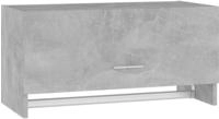 vidaXL Kleiderschrank Betongrau 70x32,5x35cm Holzwerkstoff