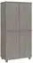 vidaXL Kleiderschrank HAMAR Hellgrau 89x50x180 cm Massivholz Kiefer (340483)