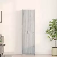 vidaXL Kleiderschrank Graues Sonoma 55 x 25 x 189 cm Holzwerkstoff