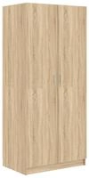 vidaXL Kleiderschrank Sonoma-Eiche 80x52x180 cm Holzwerkstoff