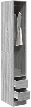 vidaXL Kleiderschrank Grau Sonoma 30x50x200 cm Holzwerkstoff (3307743)