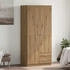 vidaXL Kleiderschrank Artisan-Eiche 80x52x180 cm Holzwerkstoff (855887)