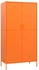 vidaXL Kleiderschrank Orange Stahl (336246)