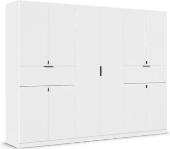 Rauch Ticao Drehtürenschrank mit 10 Türen und 2 Schubkästen weiß (AG500)