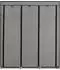 vidaXL Kleiderschrank mit Fächern und Stangen grau Stoff (282456)