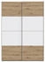 Forte Schiebetürenschrank weiss/Artisan Eiche 150,1 x 210,5 x 61,2 cm