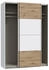 Forte Schiebetürenschrank weiss/Artisan Eiche 150,1 x 210,5 x 61,2 cm