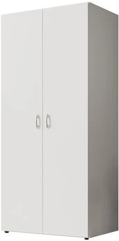 Schlafkontor Dreht&uuml;renschrank Base JOE 81 x 176 x 50,8 cm wei&szlig;