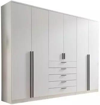 Pol Power Kleiderschrank Arnis 270x210x52cm weiß