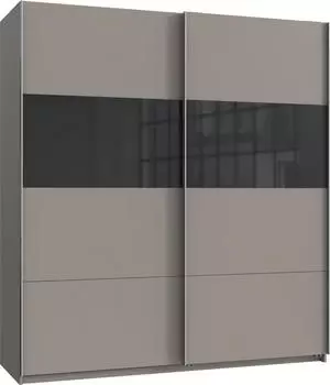 Wimex Bramfeld 180x198cm schlammeiche/Schwarzglas