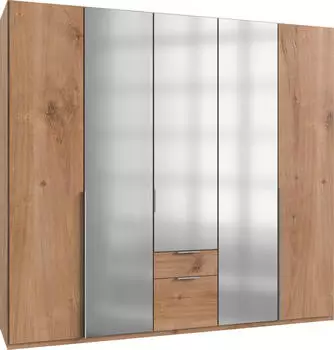 Wimex New York 225x208cm mit Schubk&auml;sten und Spiegel plankeneiche