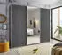 Rauch ORANGE Toma 203x210cm grau-metallic