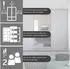Rauch ORANGE Toma 203x210cm grau-metallic