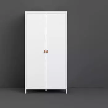 Home Affaire Madrid Dreht&uuml;renschrank 2-t&uuml;rig, wei&szlig;, 102,1x199x58,4cm