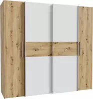 FORTE Kleiderschrank "Kalixtus, Made in Europe" B/H/T ca. 200x190x60 cm, 2