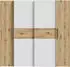 Forte Kalixtus Kleiderschrank Artisan Eiche/Weiß, 200x190x60cm (120A06)