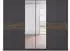 Rauch Ticao Drehtürenschrank Graumetallic/Atlantic Oak Dunkel 271x210x54cm
