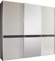 WIEMANN Schwebet&uuml;renschrank "Rialto" hochwertige Glas- und Spiegelfront mit