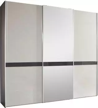 Wiemann Rialto Schwebet&uuml;renschrank Glas- und Spiegelfront 278,9x217x67cm