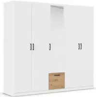 rauch Dreht&uuml;renschrank "Kleiderschrank Schrank Garderobe W&auml;scheschrank BARI mit