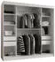 Mirjan24 Wika 200 Schwebetürenschrank mit Spiegel, 4 Schubladen, 200x200x62cm