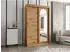 Mirjan24 Selfie Schwebetürenschrank mit Spiegel & Schubladen, 120x200x62cm (Selfie 120)