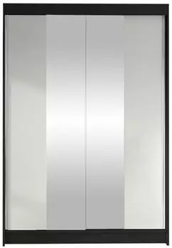 Mirjan24 Lino II Schiebetürenschrank 5 Fächer, Holzwerkstoff, 120x200x58cm (Lino II)