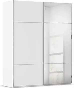 Rauch Scale-Trio Schwebet&uuml;renschrank Wei&szlig;/Glas Kristallwei&szlig; matt 181x223x67cm (SCALE-TRIO)