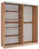 Mirjan24 Sinatra 203 Kleiderschrank mit Schiebetüren, 203x65x215cm (Sinatra 203)