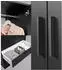 mokebo Der Grenzenlose Kleiderschrank 1-türig, 3 Schubladen, Anthrazit, 60x234x58cm