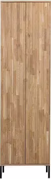 Woood New Gravure Mehrzweckschrank mit Schublade, Eiche Natur, 60x210x42cm