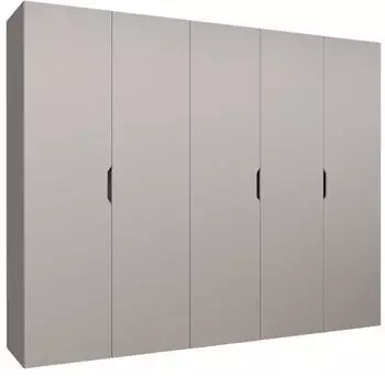 Mirjan24 Malaga 250 Drehtürenschrank Holzwerkstoff Kaschmir 250x202x52cm